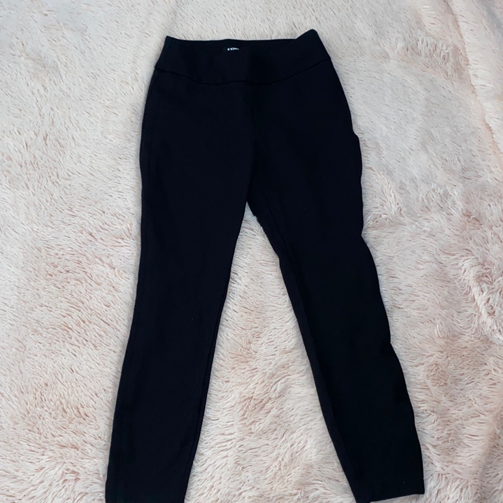 Express Black Ankle Pants